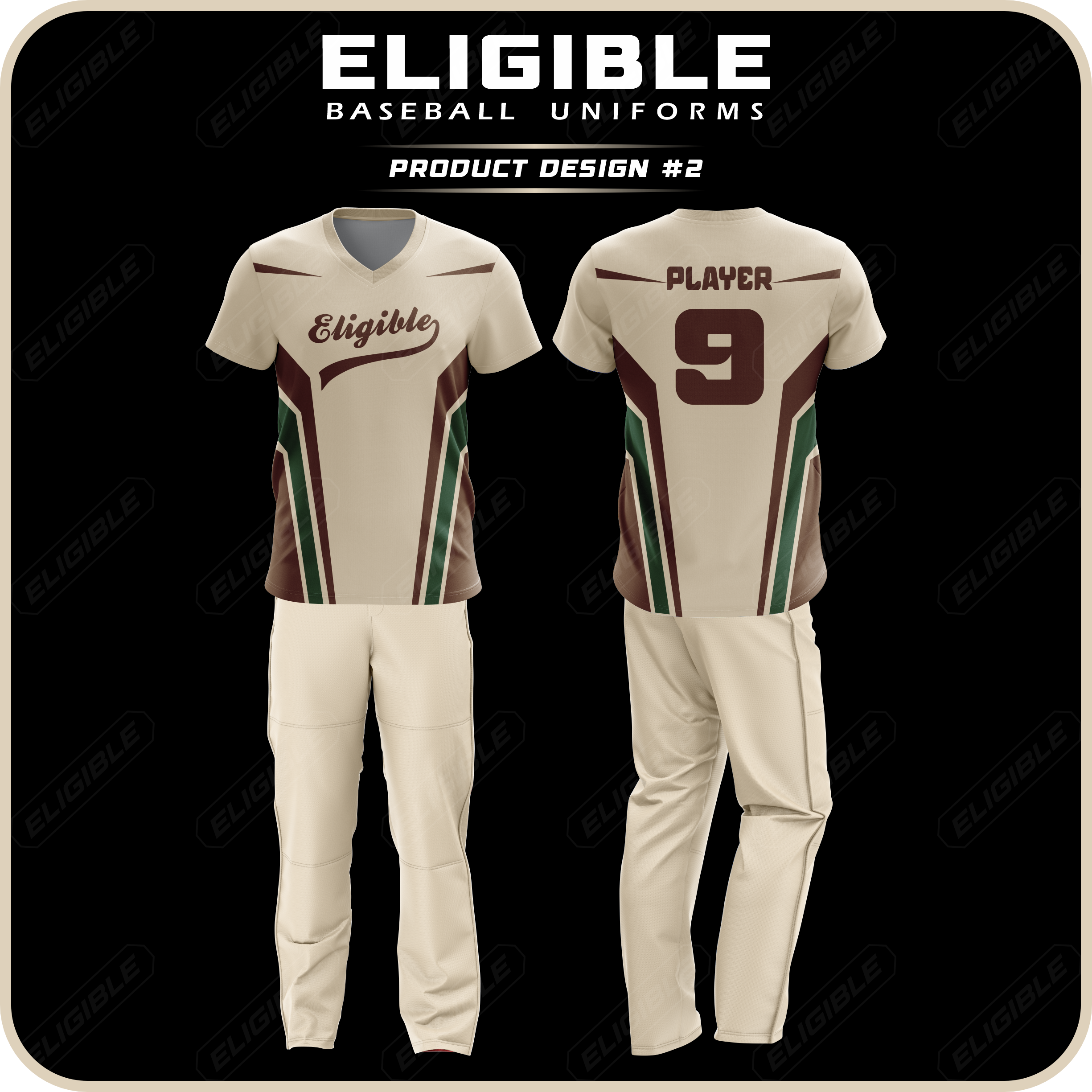 Baseball V Neck Uniform-ES-SUB-BVNU-02