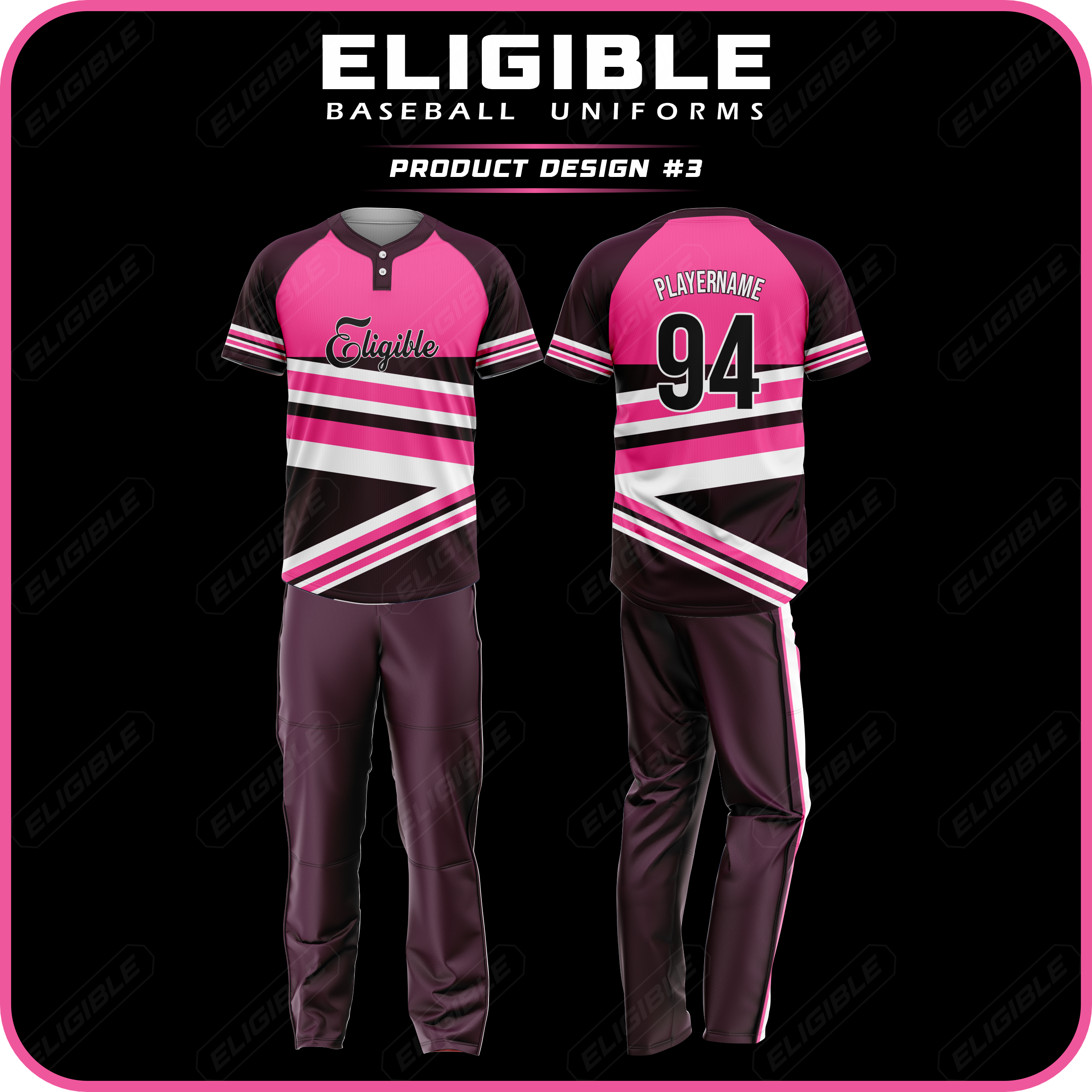 Baseball 2 Button Uniform-ES-TT-B2BU-03